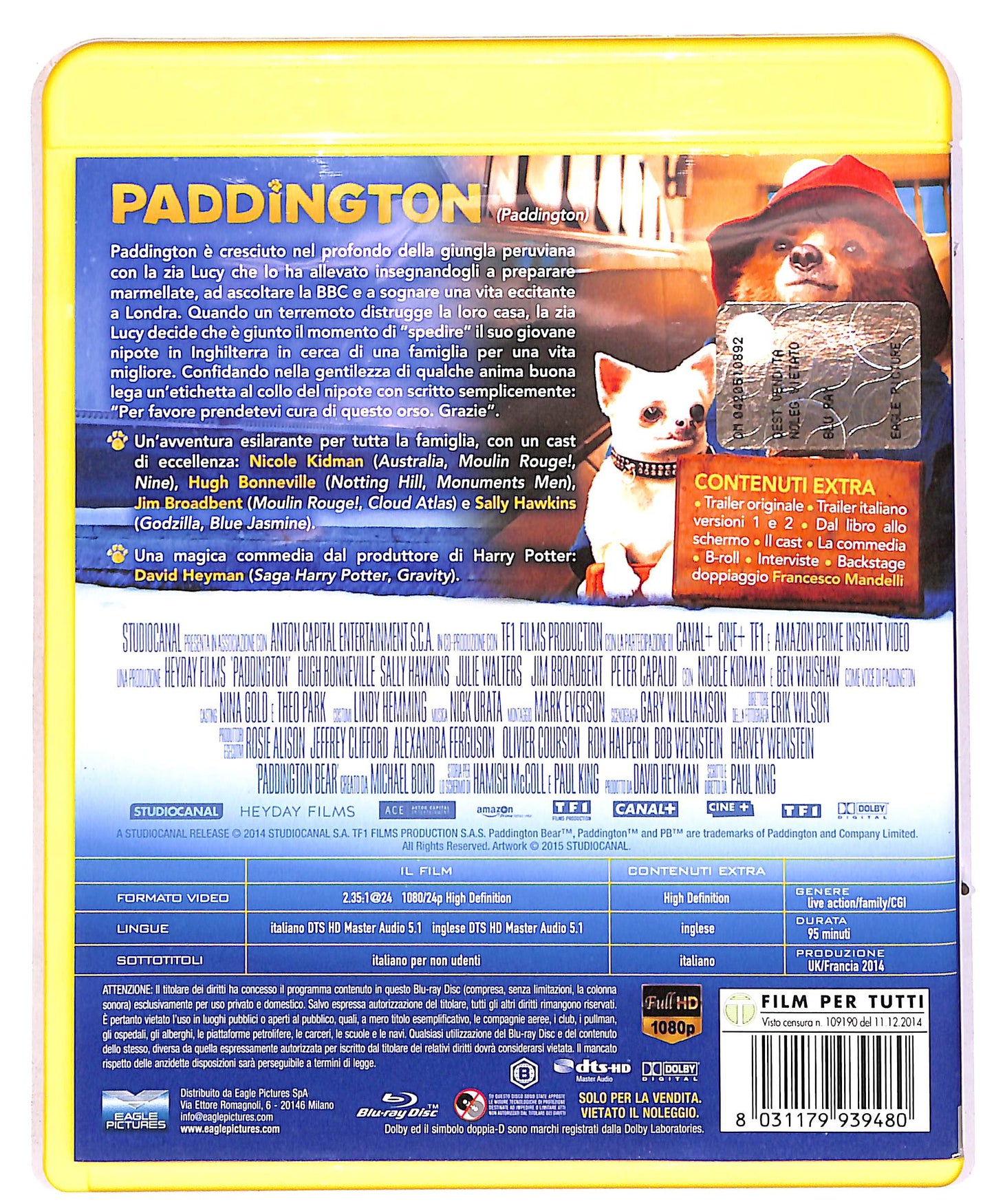 EBOND Paddington BLURAY BLURAY DB674814