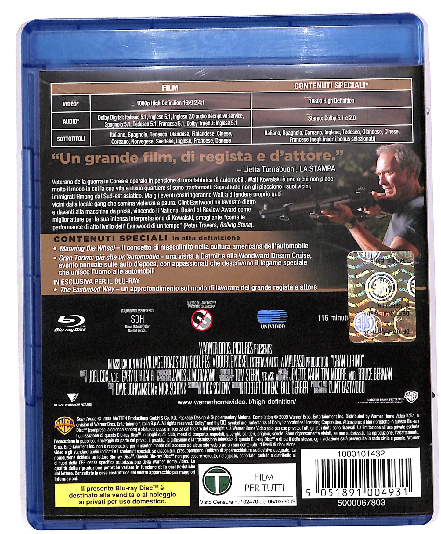 EBOND Gran Torino BLURAY DB674843