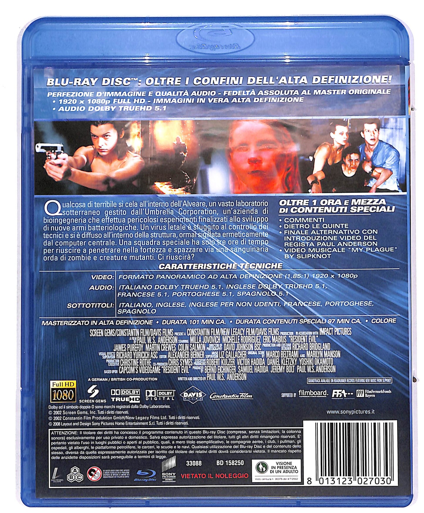 EBOND Resident Evil BLURAY BLURAY DB674850