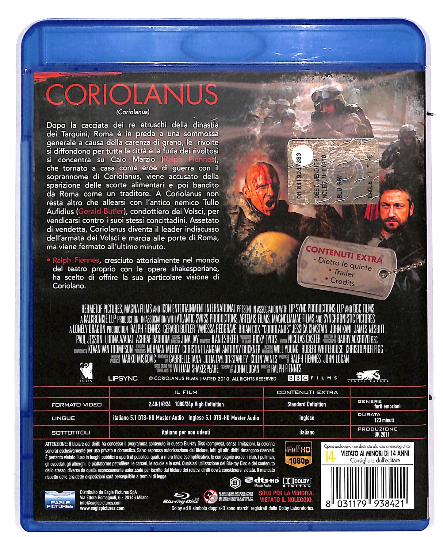 EBOND Coriolanus BLURAY BLURAY DB674851