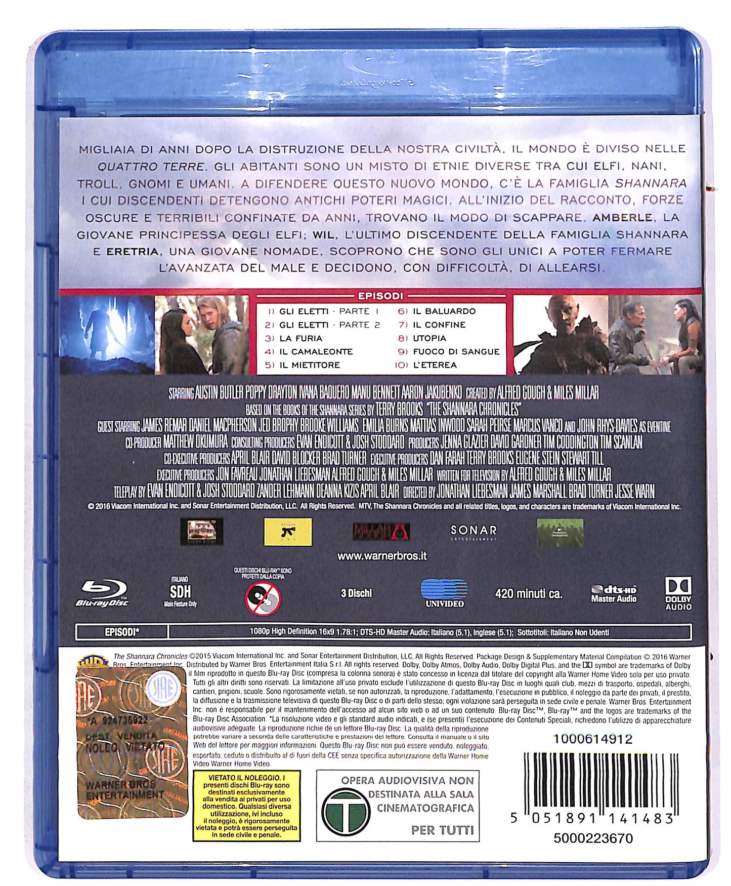 EBOND Le Cronache di Shannara - Stagione 1 BLURAY BLURAY DB674852