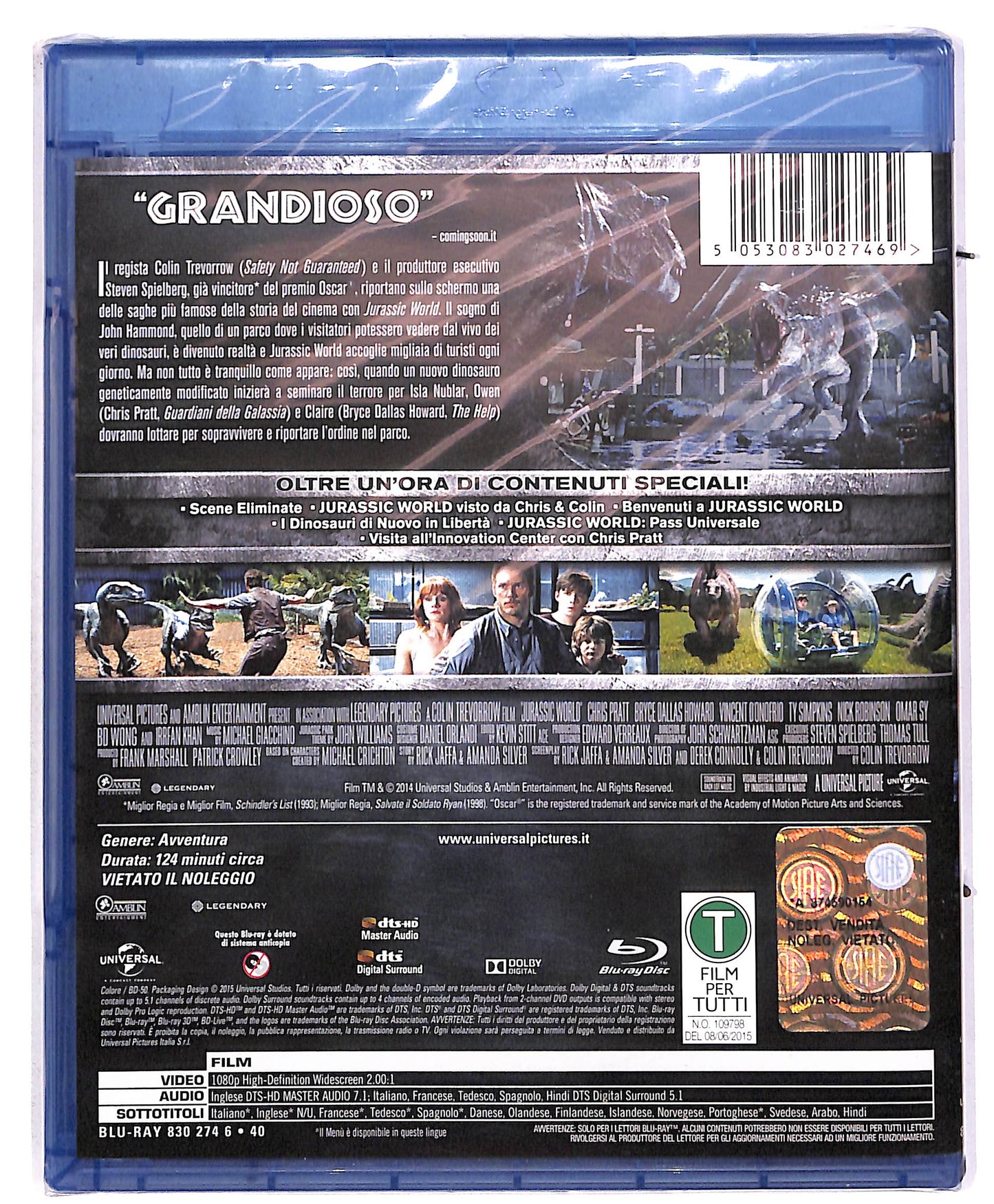 EBOND Jurassic World BLURAY DB674860