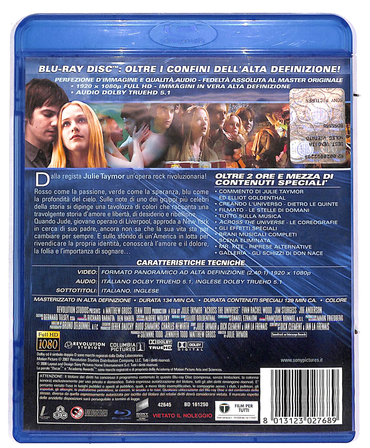 EBOND Across The Universe BLURAY DB674863