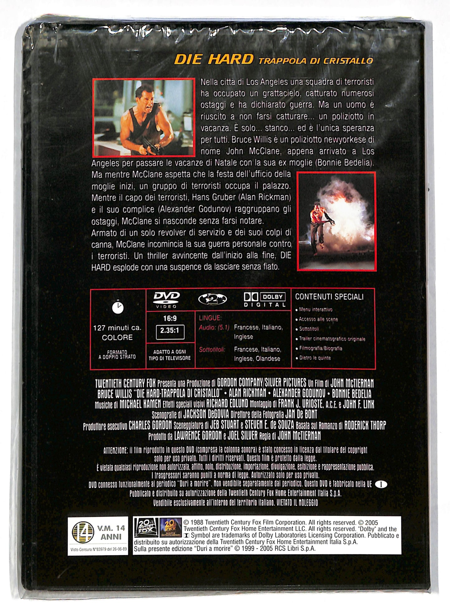 EBOND Die Hard - Trappola di cristallo EDITORIALE DVD DB675115