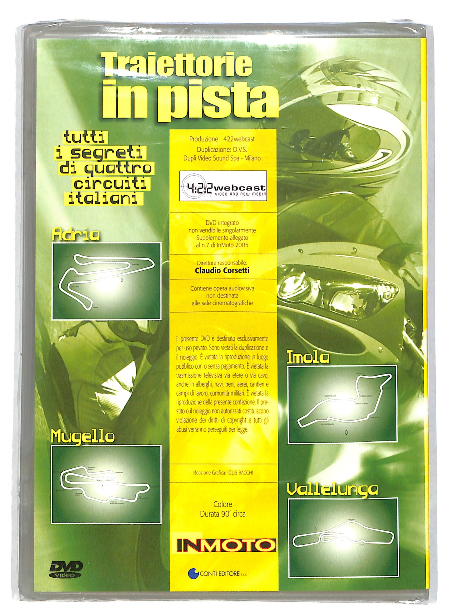 EBOND Traiettorie in pista - In moto EDITORIALE DVD DB675145