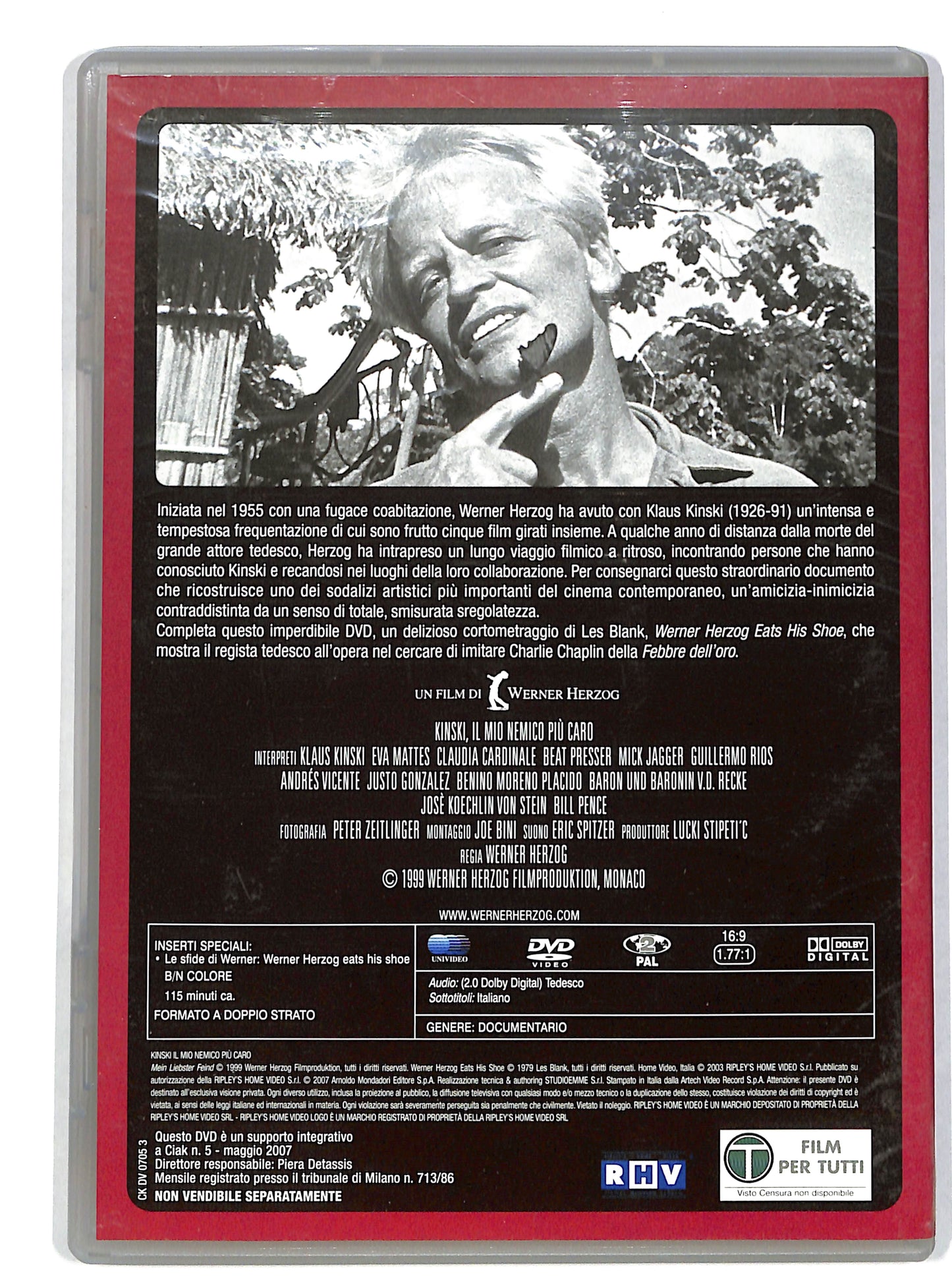 EBOND Kinski il mio nemico piu caro EDITORIALE DVD DB675157