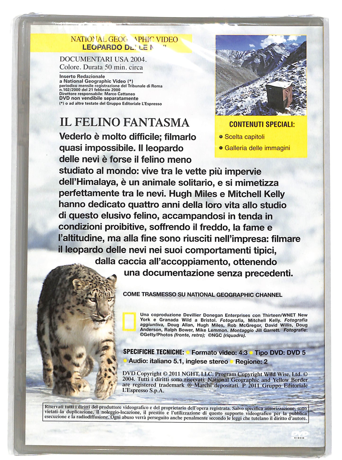 EBOND Sulle tracce del leopardo delle nevi EDITORIALE DVD DB675164