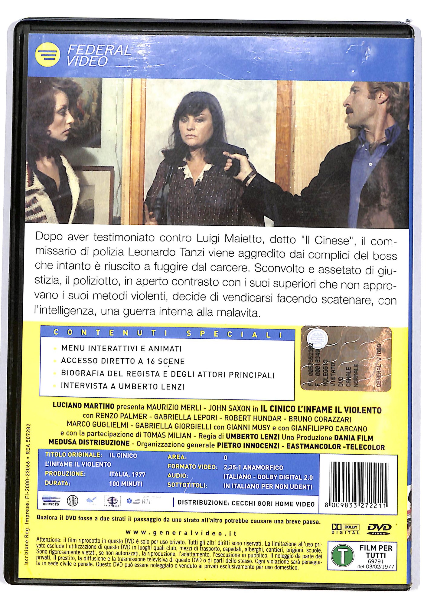 EBOND Il cinico l'infame il violento DVD DB675248