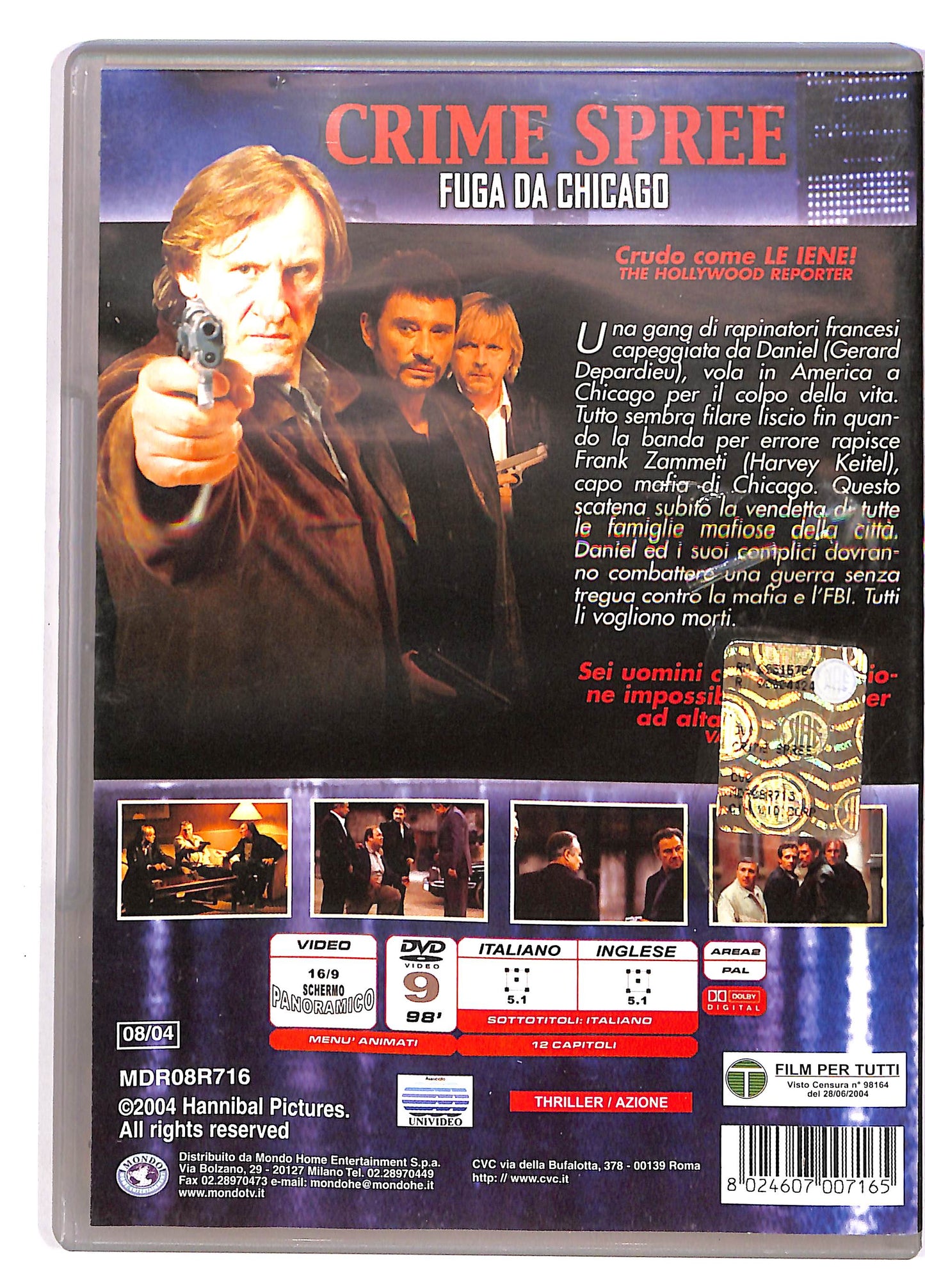 EBOND Crime Spree - Fuga Da Chicago (Ex-Rental) DVD DB675630