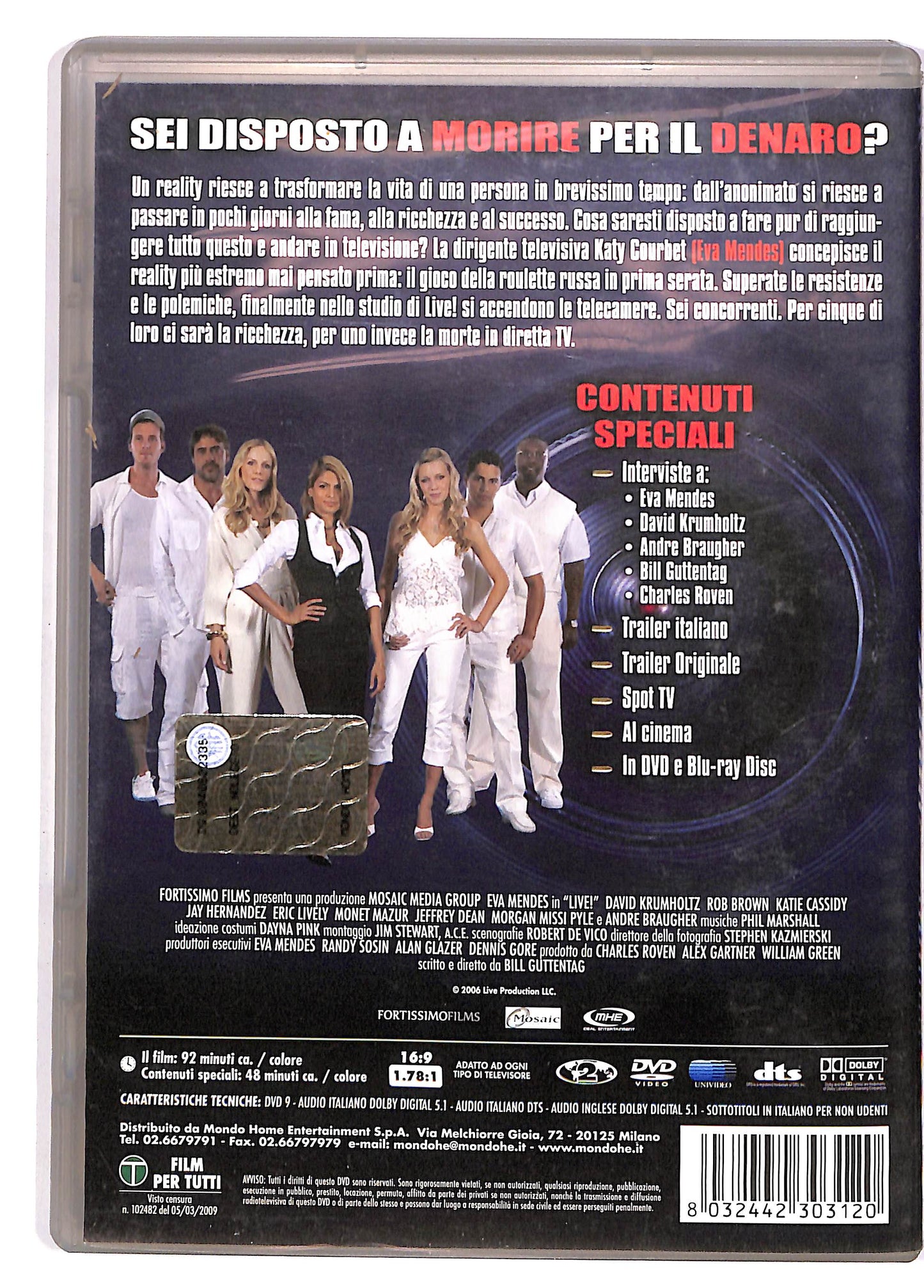 EBOND Live! Ascolti record al primo colpo NOLEGGIO DVD DB675641