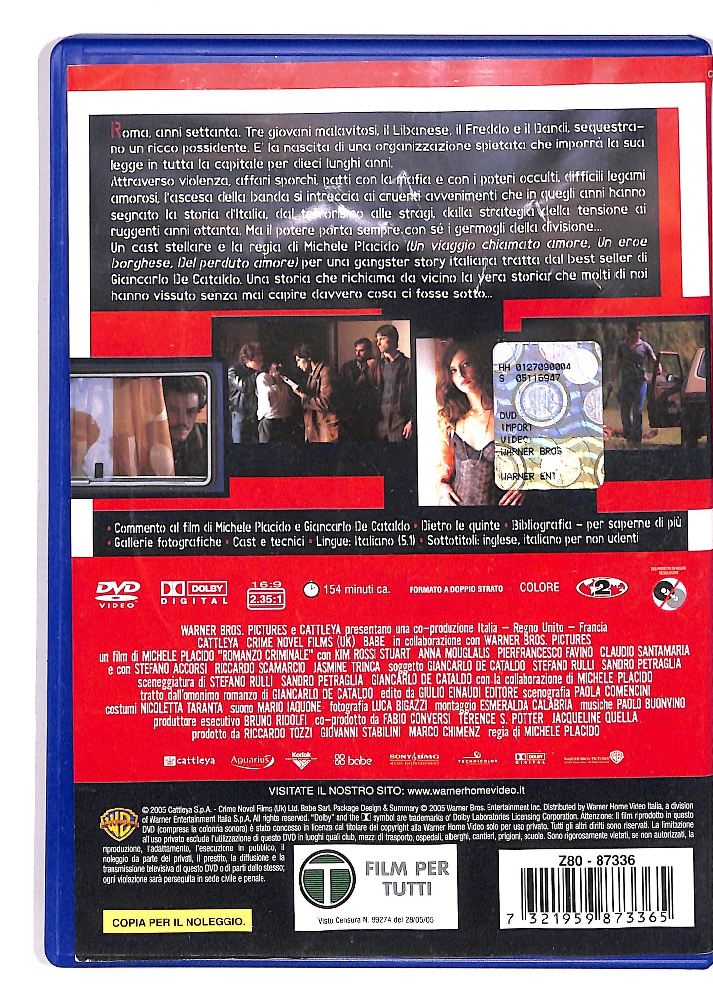 EBOND Romanzo Criminale (film)  Ex Noleggio DVD DB675648