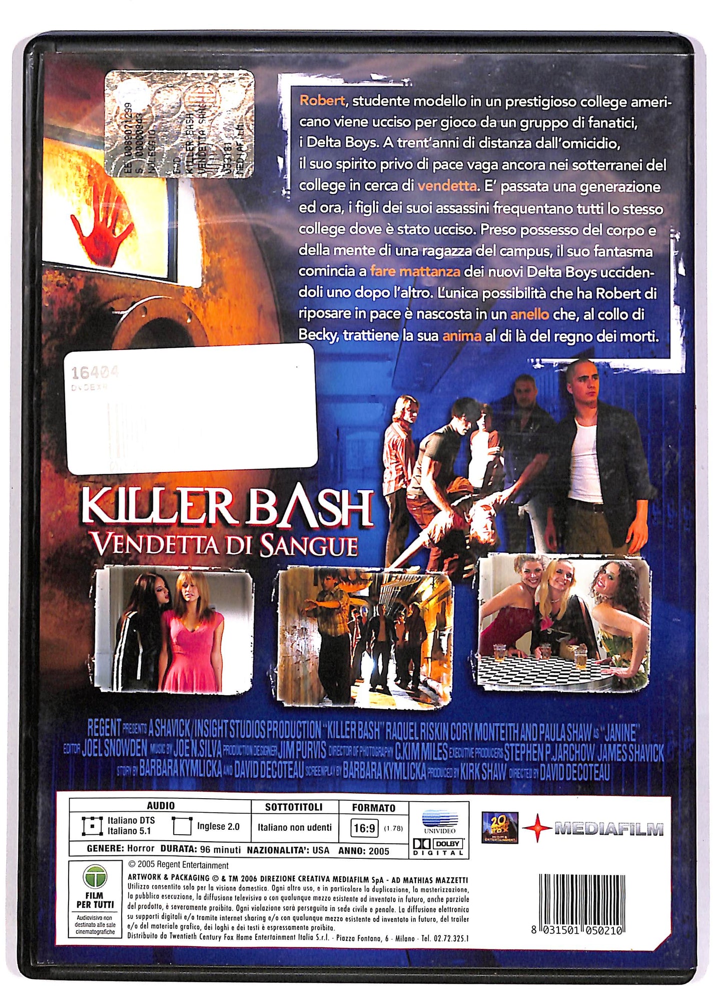 EBOND Killer Bash - Vendetta di sangue NOLEGGIO DVD DB675659