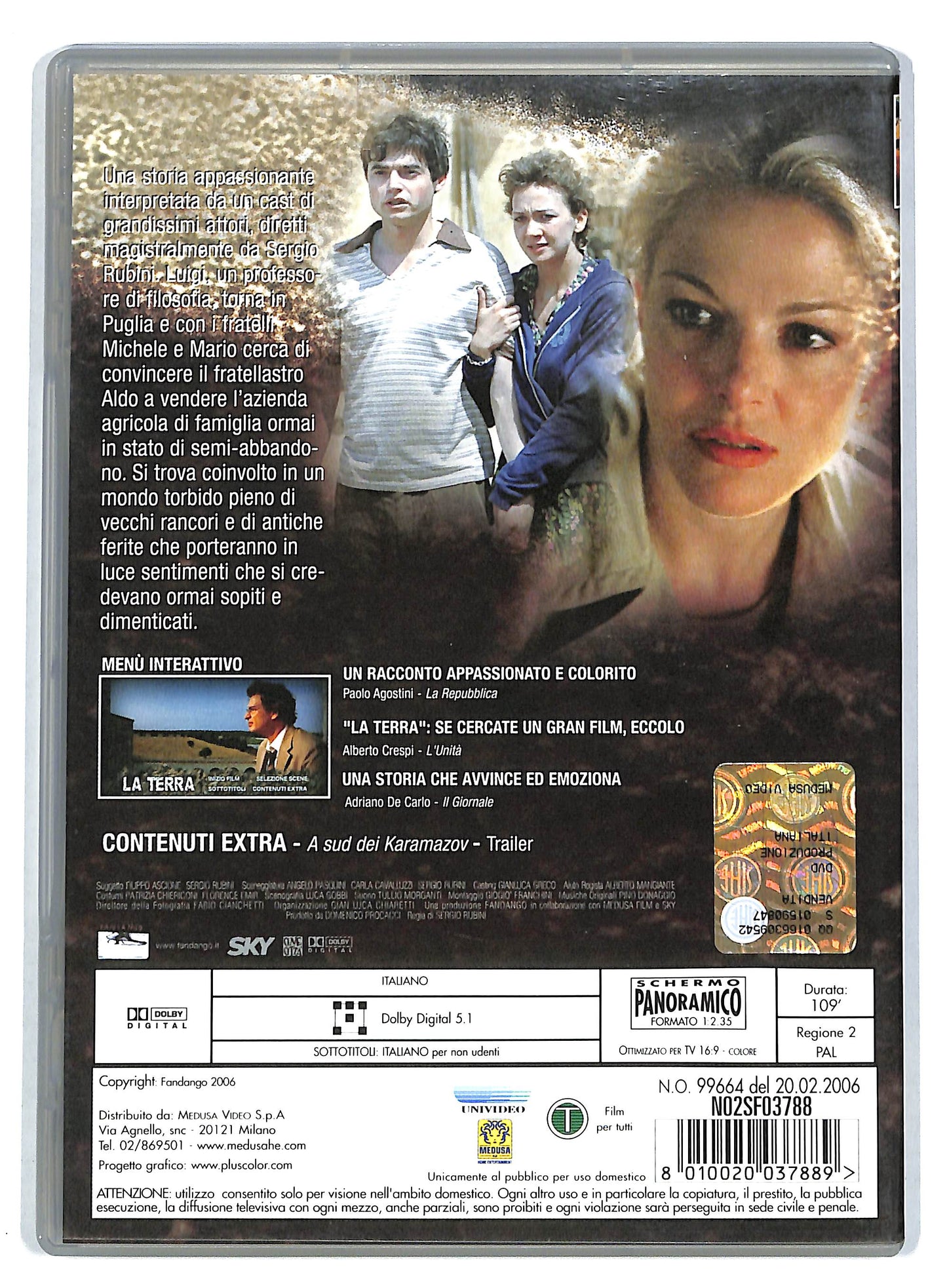 EBOND La terra di Sergio Rubini DVD DB675860