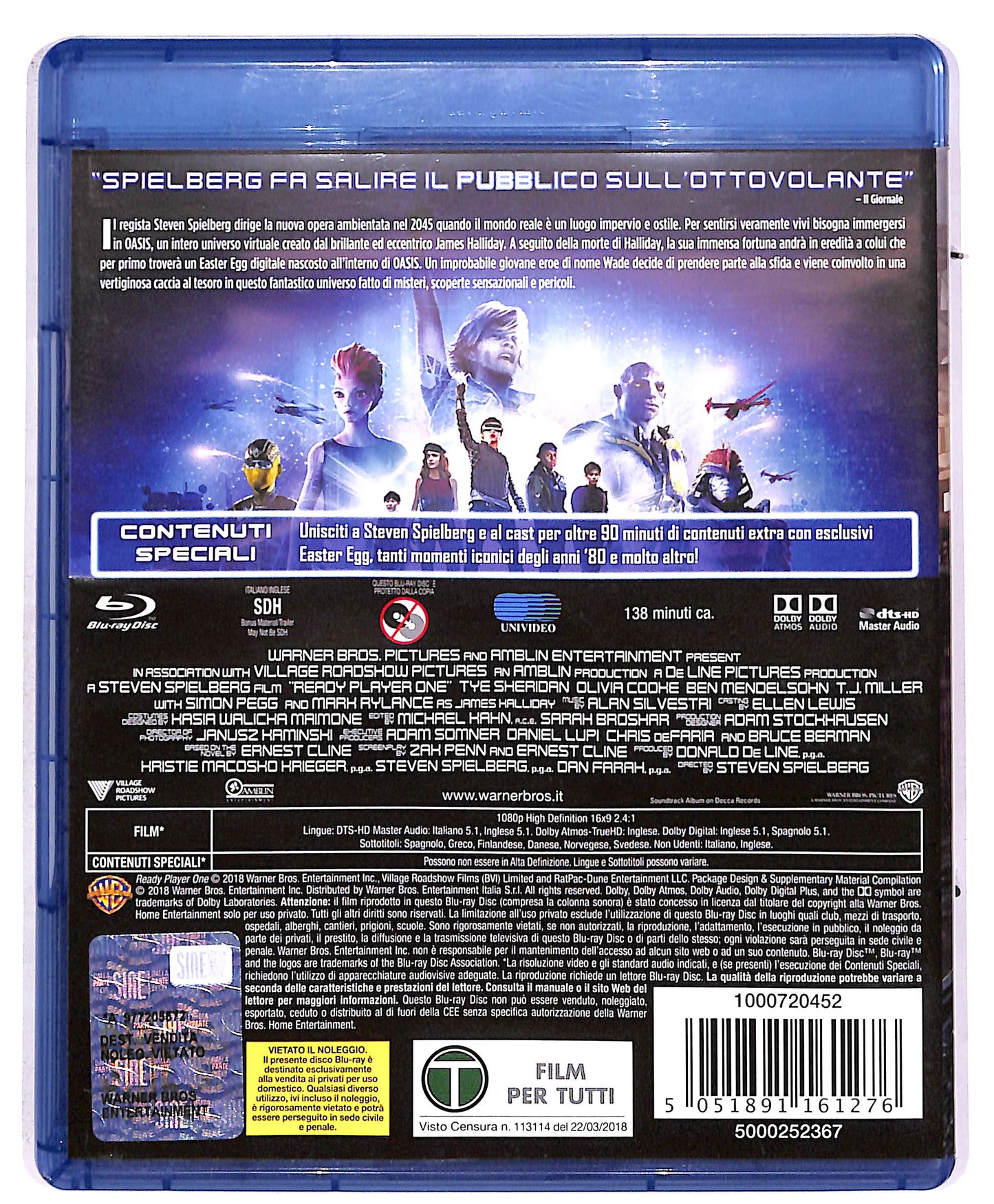 EBOND Ready Player One BLURAY DB675907