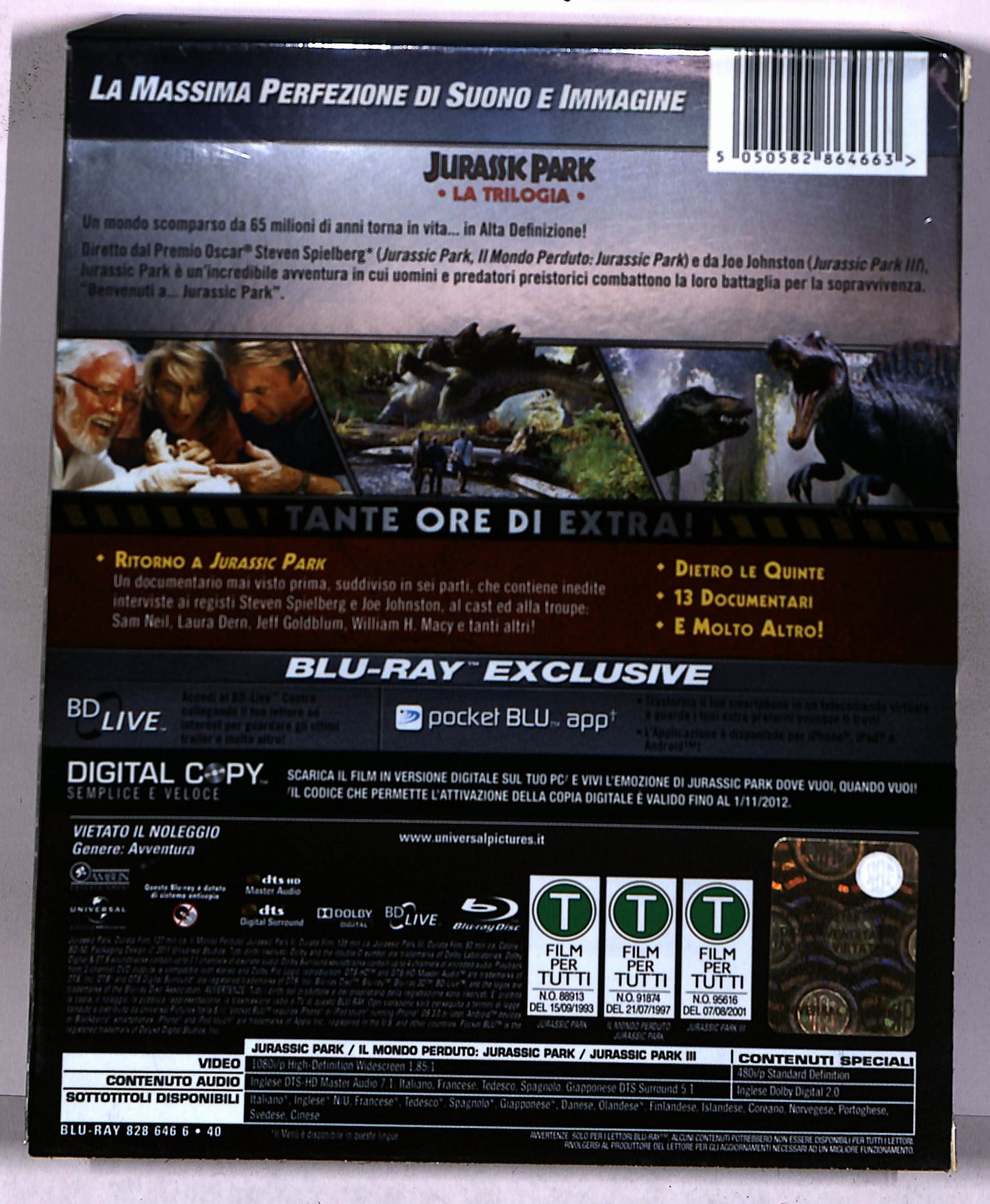 EBOND Jurassic Park - Ultimate trilogy BLURAY DB675932