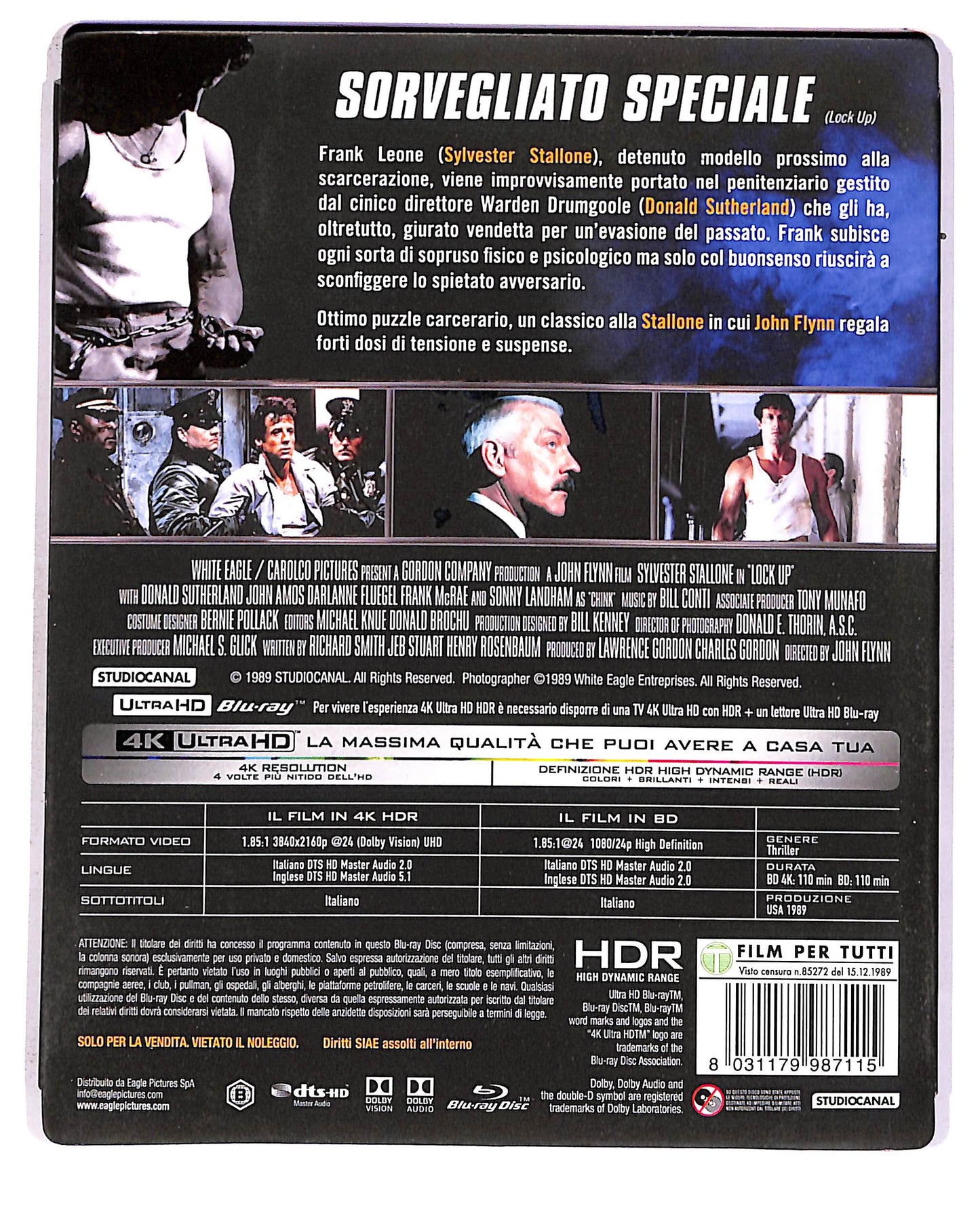 EBOND Sorvegliato speciale BLURAY BLURAY DB675938