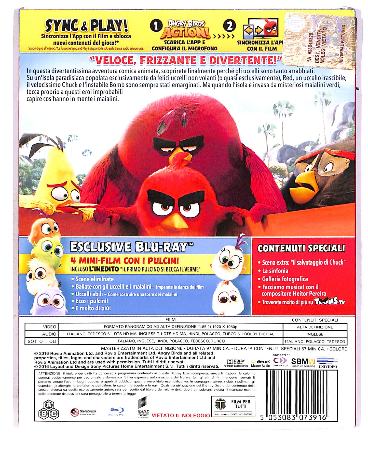 EBOND Angry Birds BLURAY DB675942