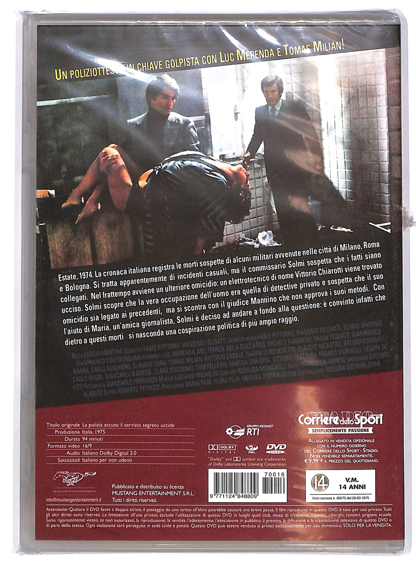 EBOND La polizia accusa: il Servizio Segreto uccide EDITORIALE DVD DB676104