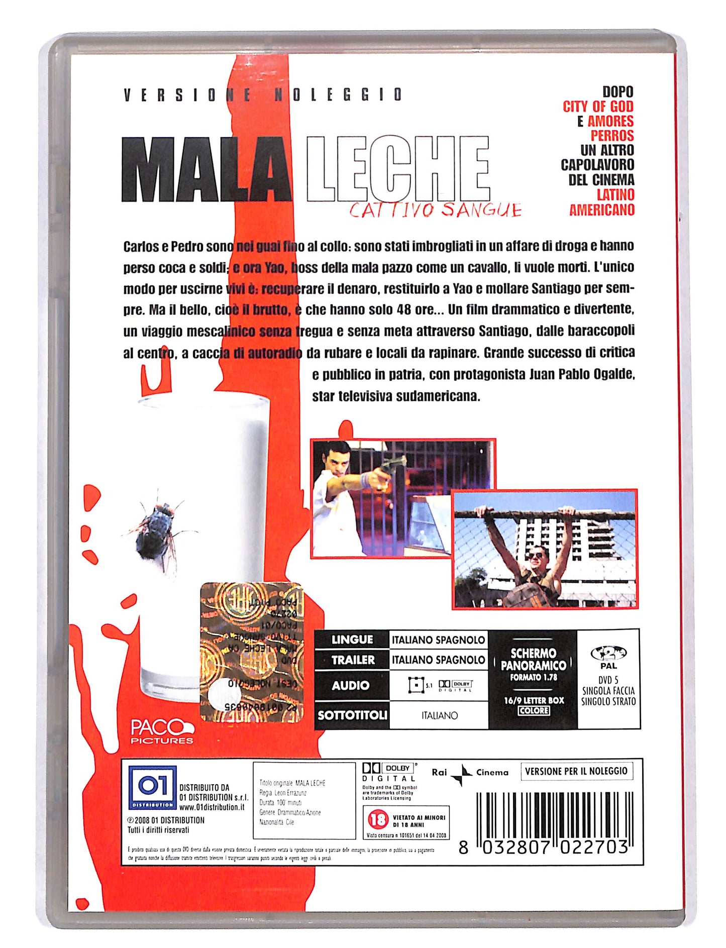 EBOND Mala Leche cattivo sangue NOLEGGIO DVD DB676225