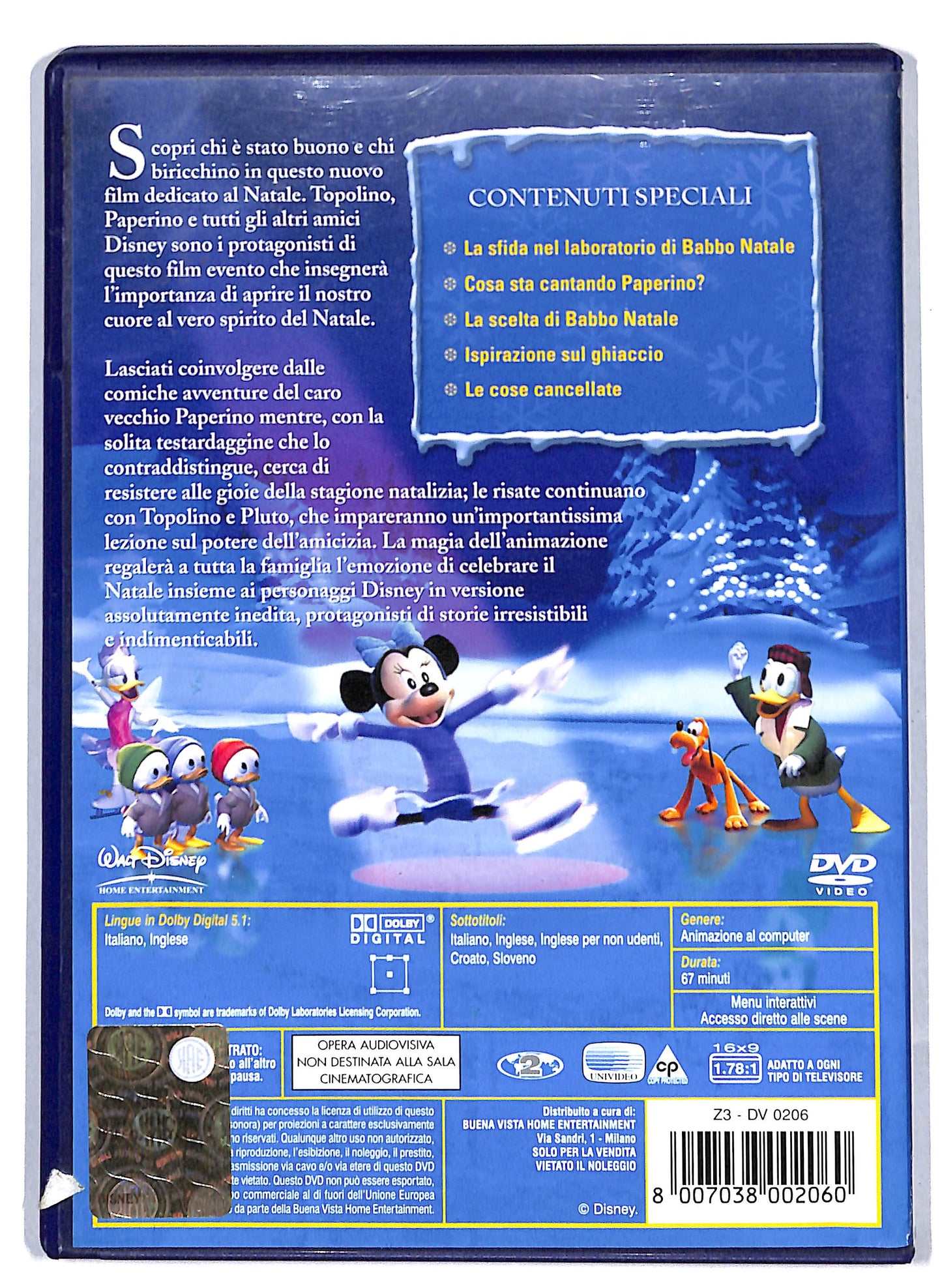 EBOND Topolino Strepitoso Natale! EDITORIALE DVD DB676262