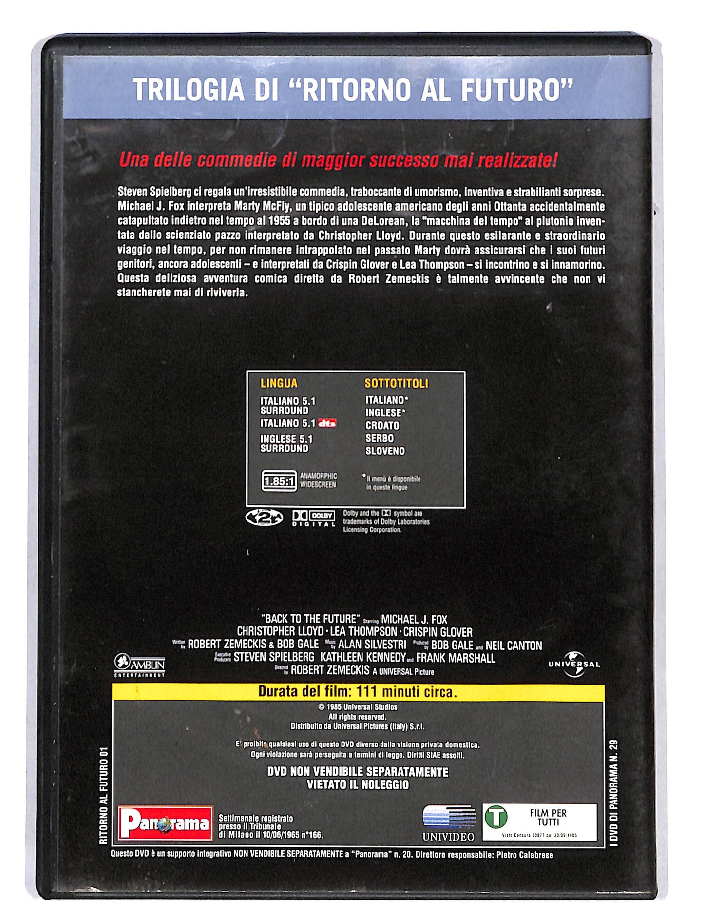 EBOND Ritorno al futuro EDITORIALE DVD DB676265