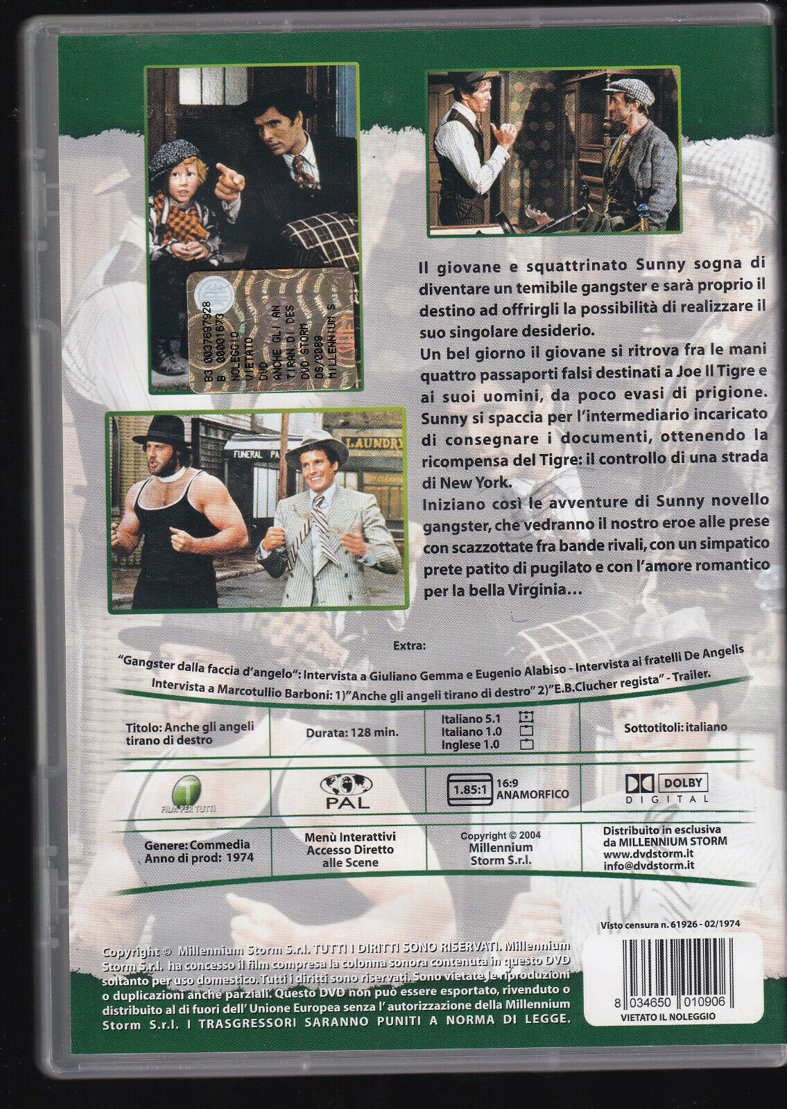 EBOND Anche Gli Angeli Tirano Di Destro DVD DB676449