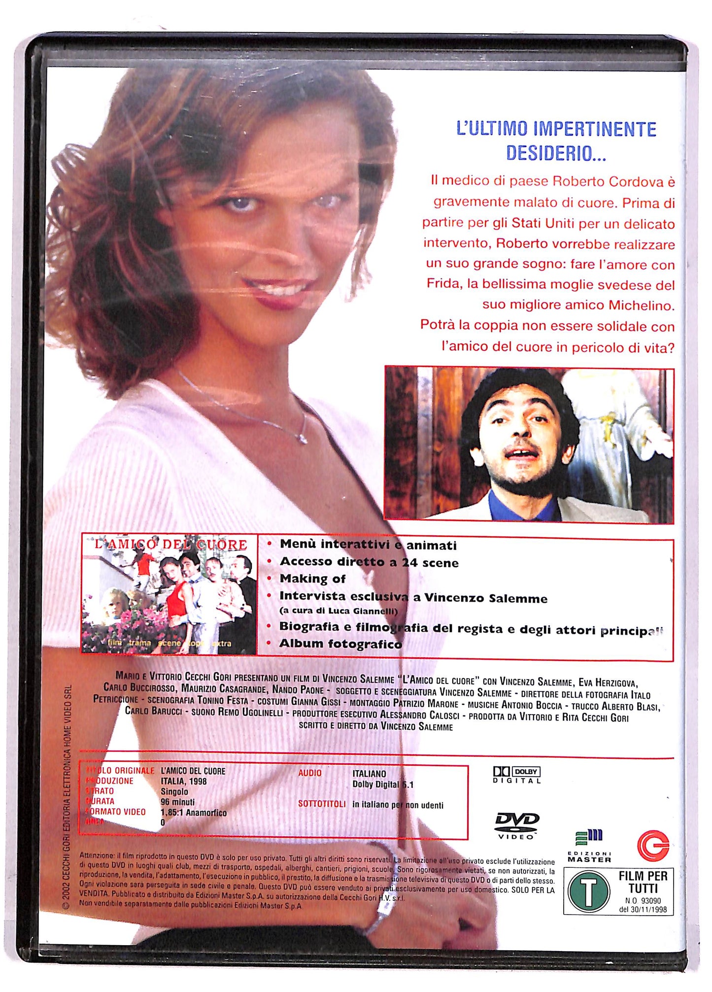 EBOND L'amico del cuore (film 1998) EDITORIALE DVD DB676637