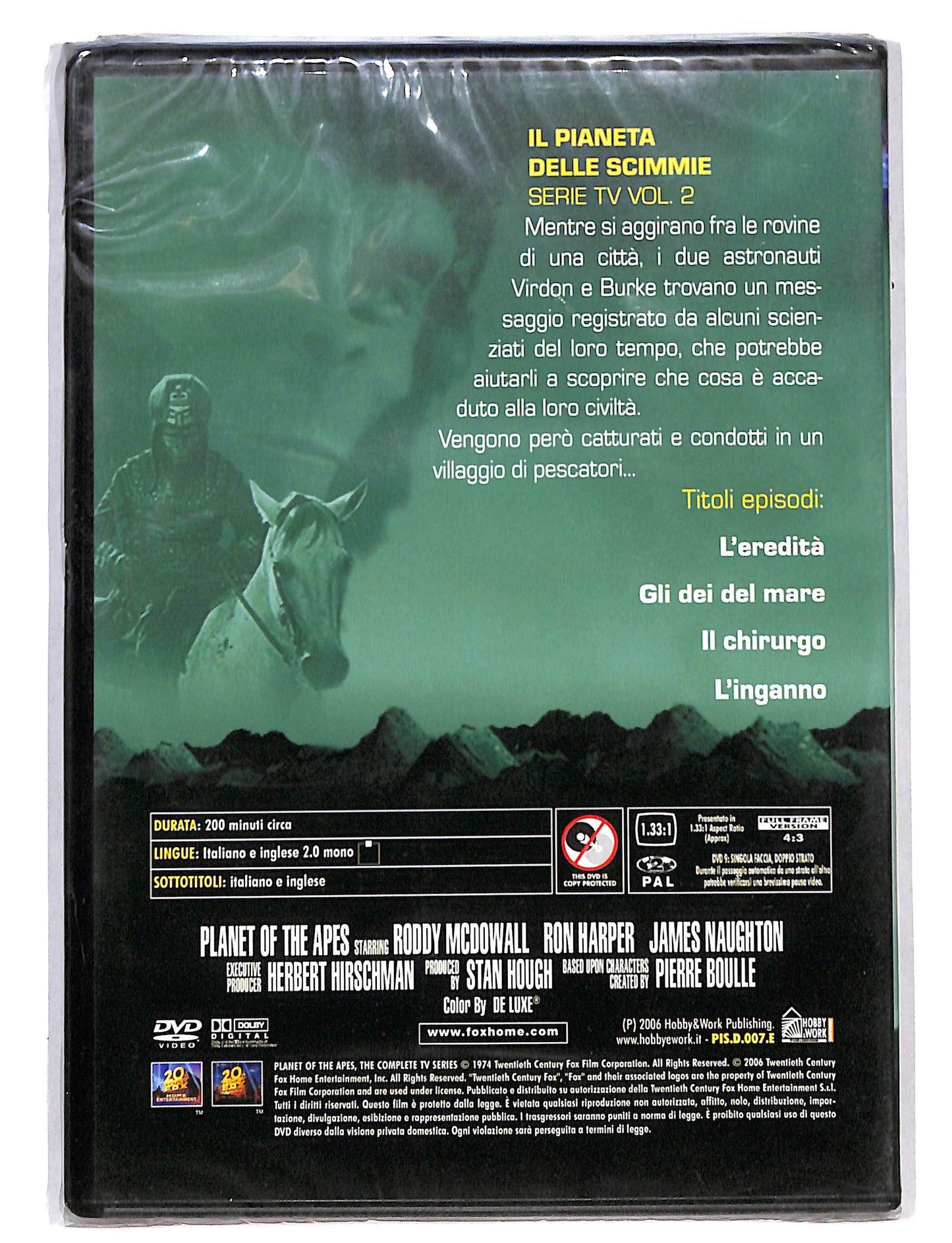 EBOND Il Pianeta delle scimmie vol.2 EDITORIALE DVD DB676720