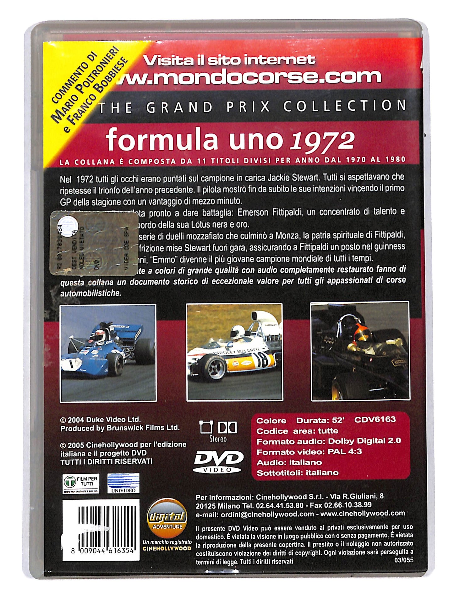 EBOND The Grand Prix Collection - Formula uno 1972 DVD DB676727