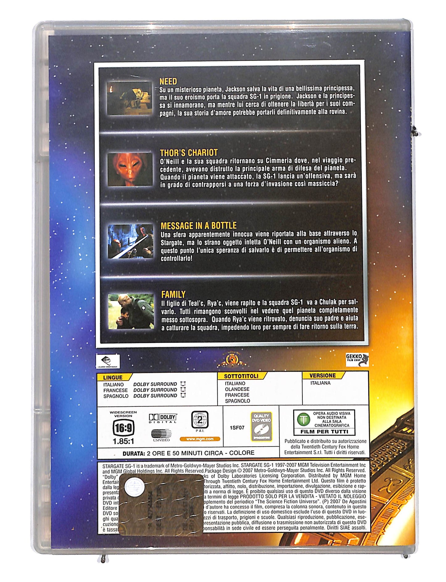 EBOND Stargate dvd Odissey stag.1 file 26-29 EDITORIALE DVD DB676730