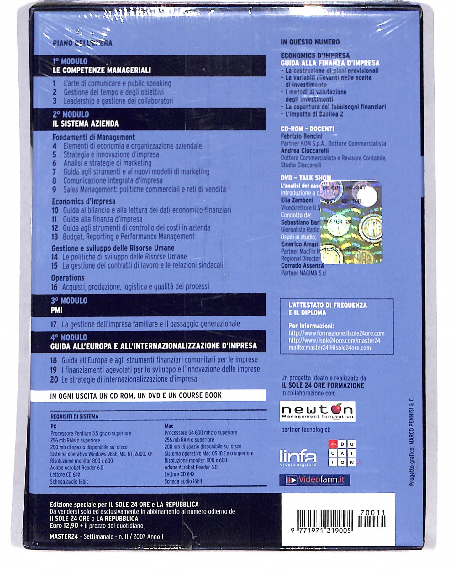 EBOND Master 24 Guida alla Finanza d'impresa vol.11 DVD DB676802