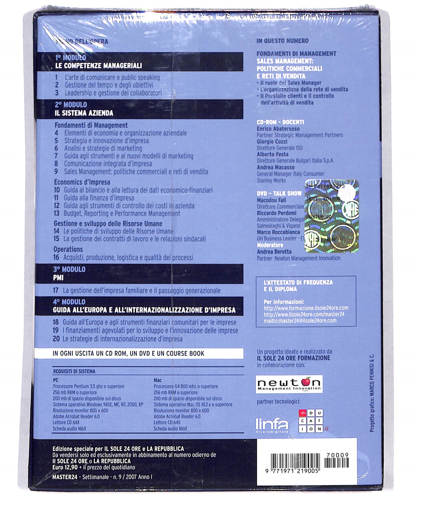 EBOND Master 24 Sales management politiche commerciali DVD DB676804