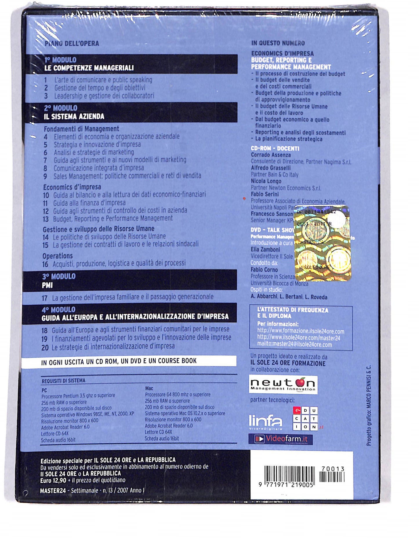 EBOND Master 24 Budget reporting e performance DVD DB676806