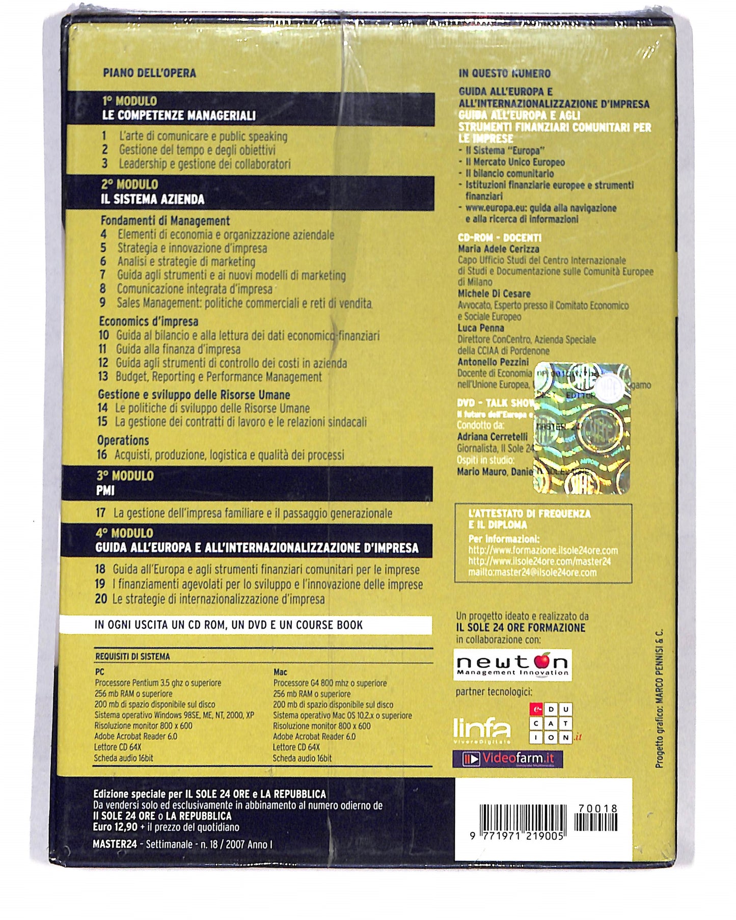 EBOND Master 24 guida all'Europa e agli strumenti finanziari DVD DB676812