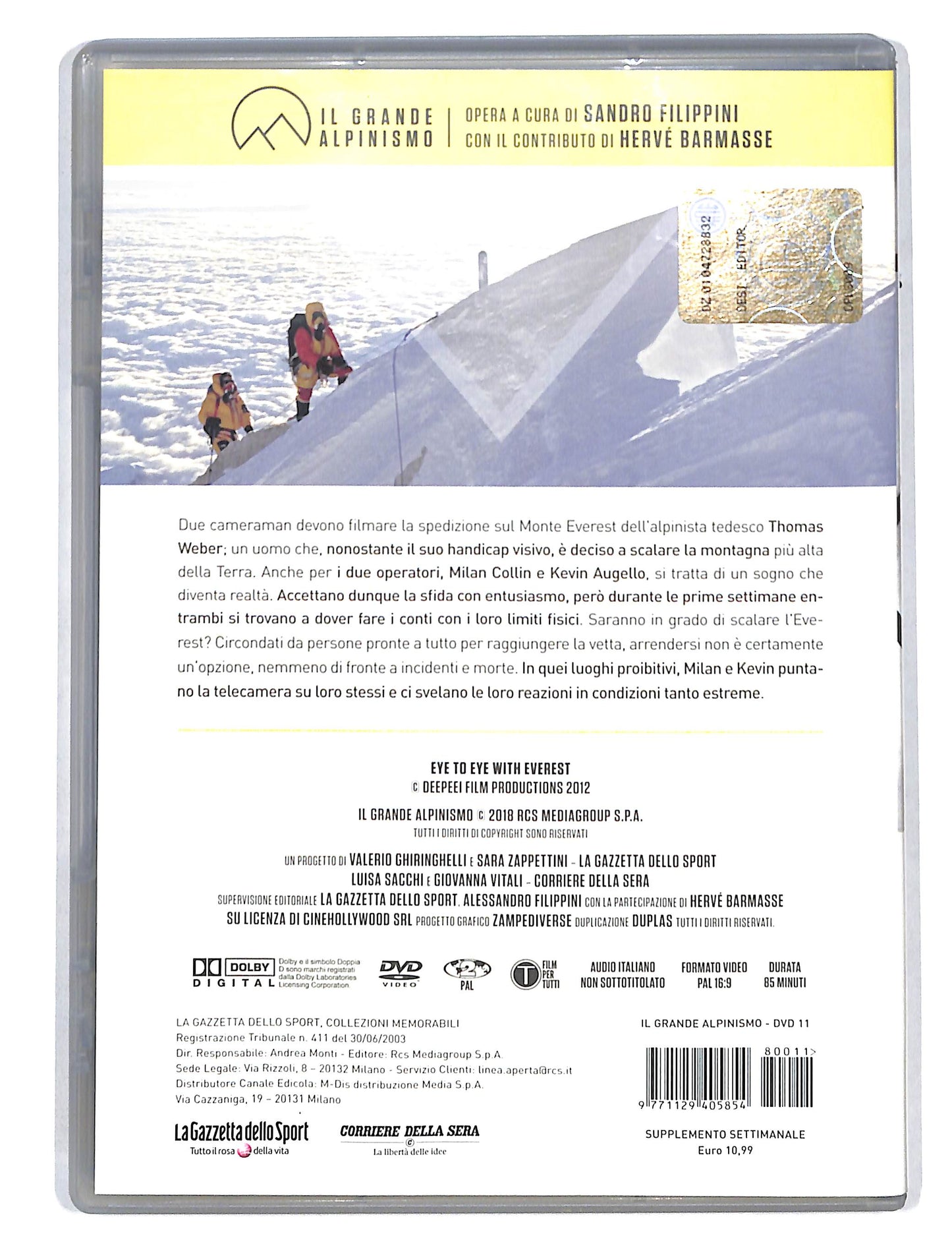 EBOND Il Grande Alpinismo vol.11 eye to eye with everest DVD DB676823