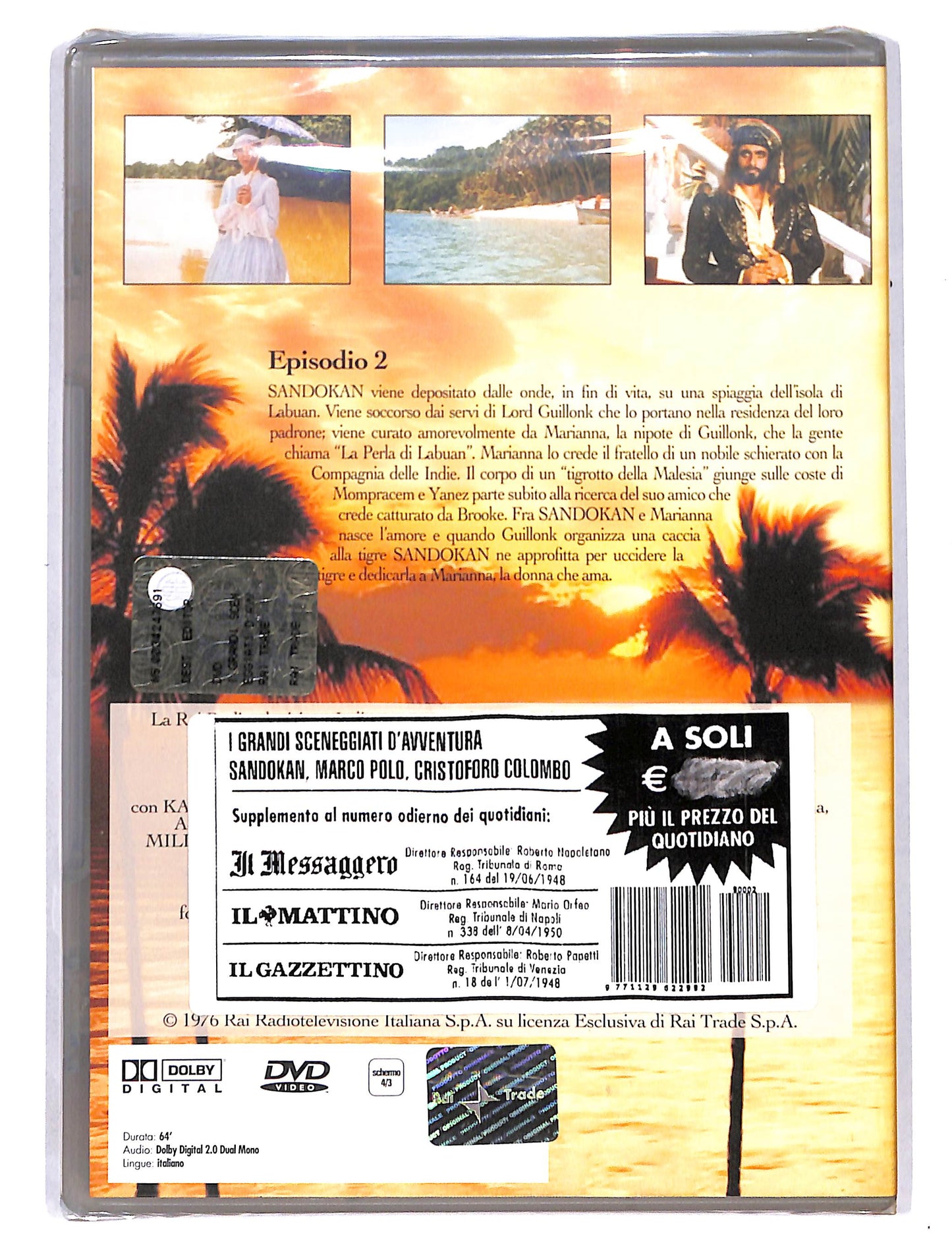 EBOND Sandokan episodio 2 DVD DB676840