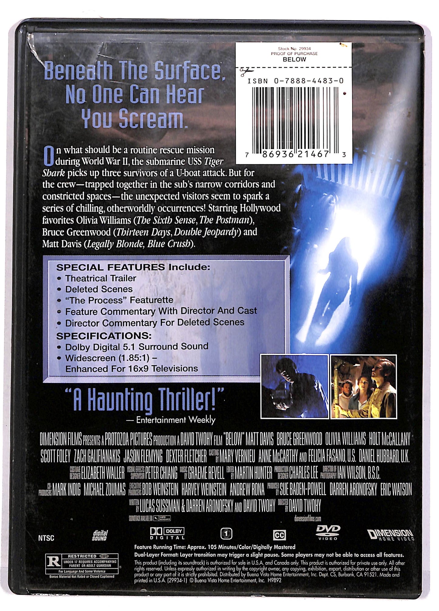 EBOND Below DVD DB677157