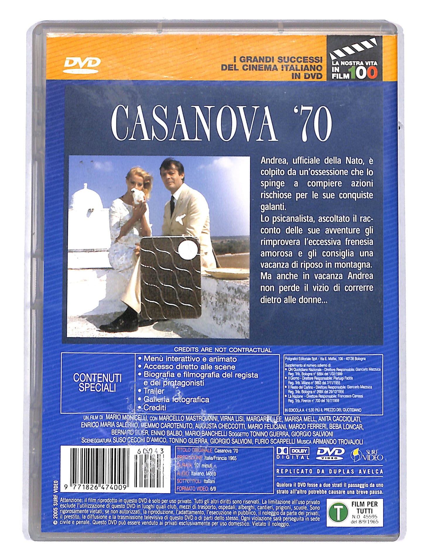 EBOND Casanova'70 EDITORIALE DVD DB677227