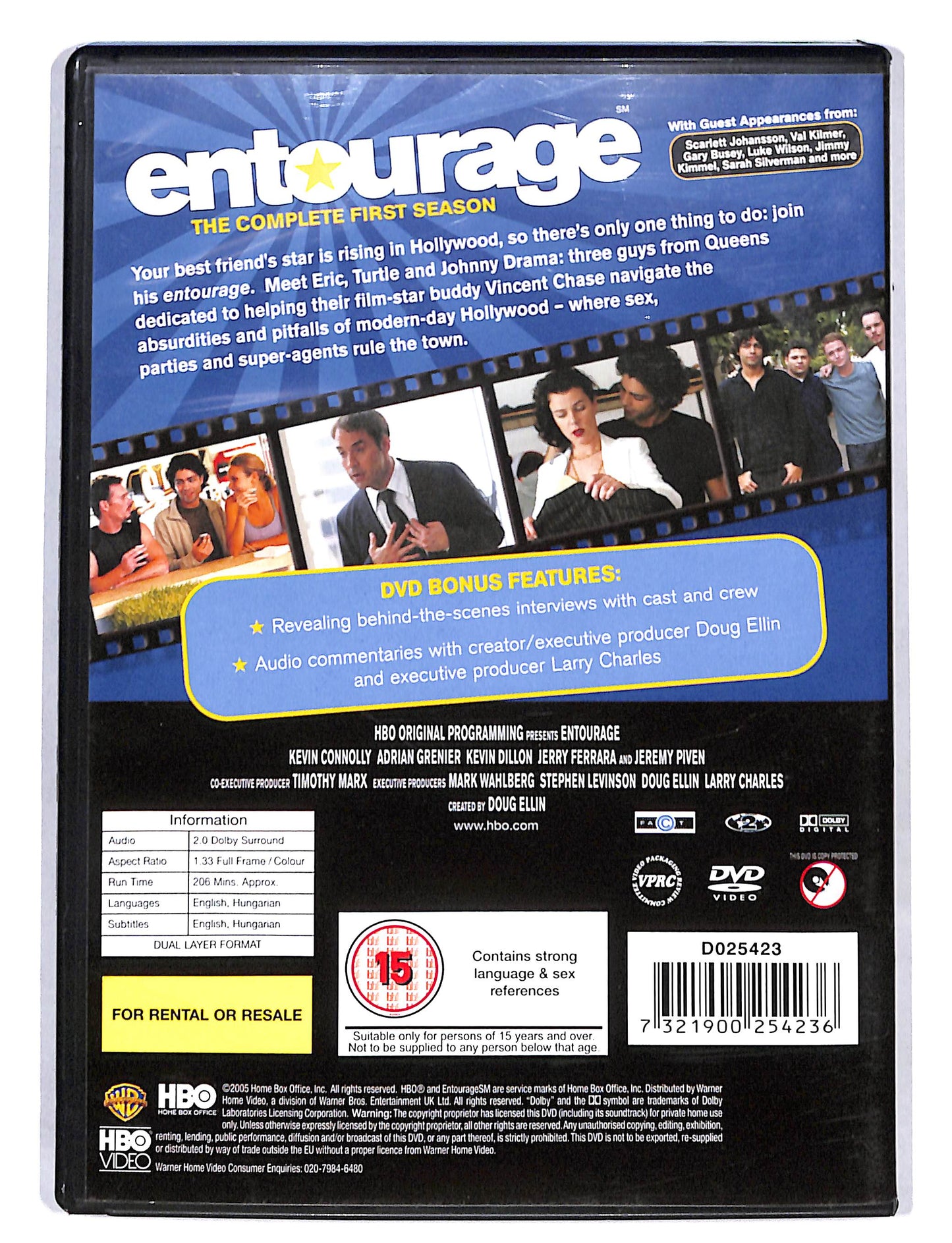 EBOND Entourage Season 1 Edizione Regno Unito DVD DB677240