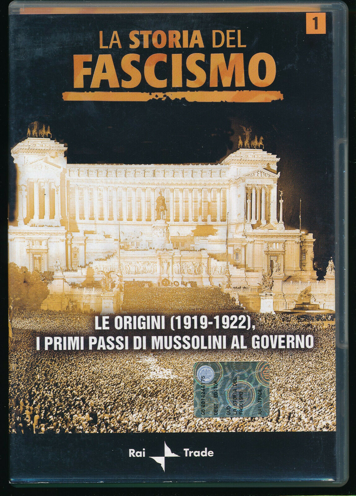 EBOND La Storia Del Fascismo - Le Origini 1919-1922 N.1 Editoriale DVD DB677249