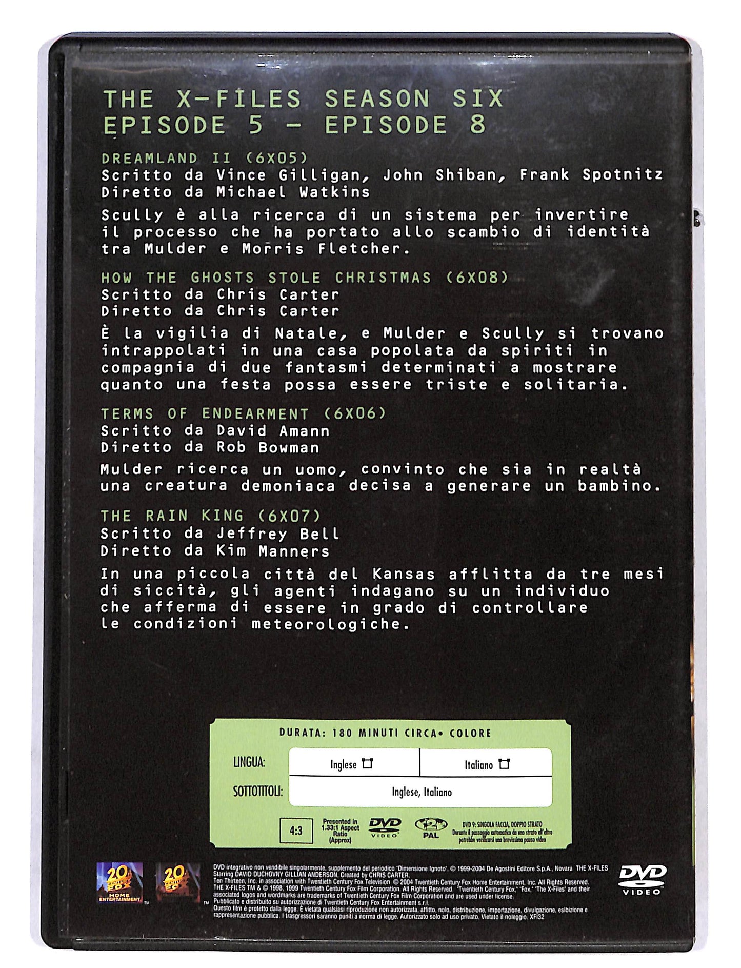 EBOND The X files vol.2 Season Six EDITORIALE DVD DB677258