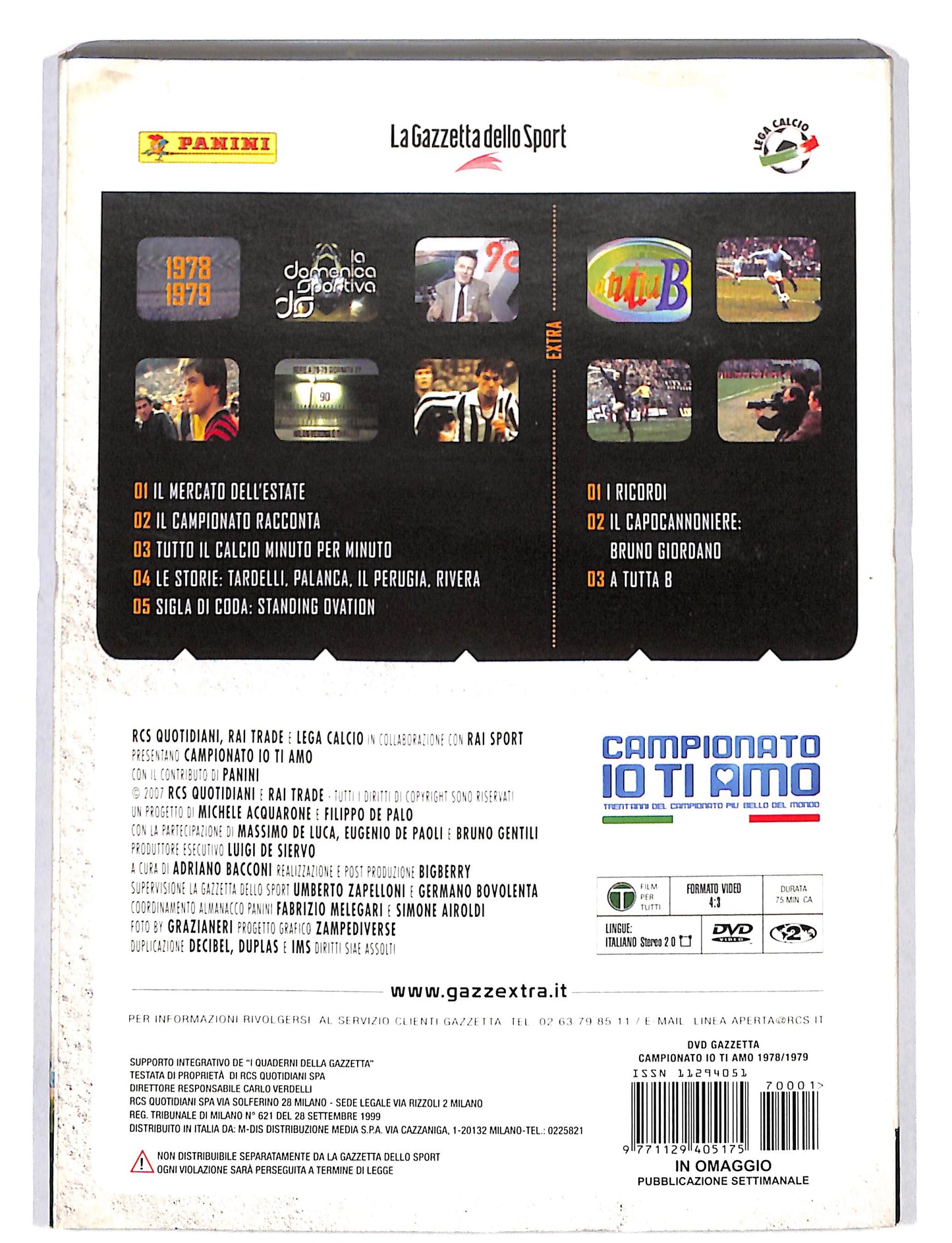 EBOND Campionato io ti amo 1978-1979 EDITORIALE DVD DB677309