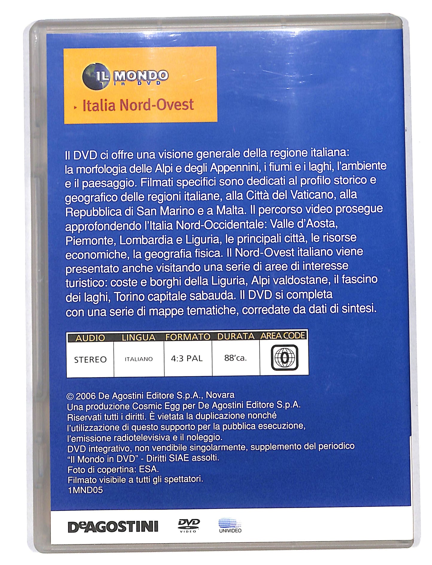 EBOND Il Mondo in dvd Italia Nord-Ovest EDITORIALE DVD DB677334