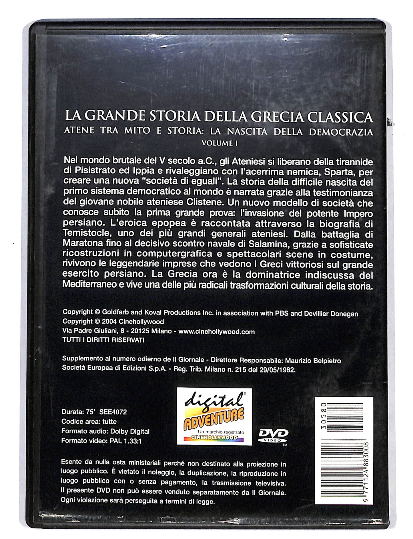 EBOND la Grande storia della grecia classica vol.1EDITORIALE DVD DB677339