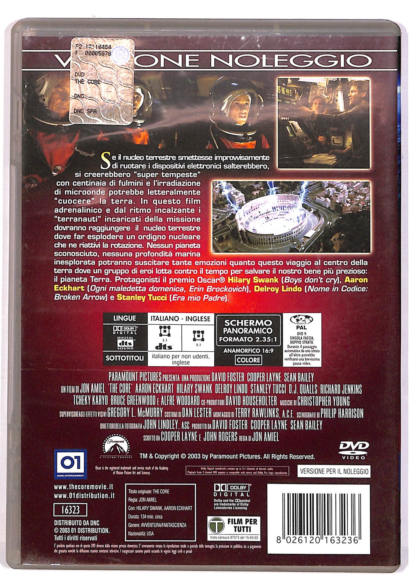 EBOND The Core - La Terra ha i giorni contati NOLEGGIO DVD DB677913