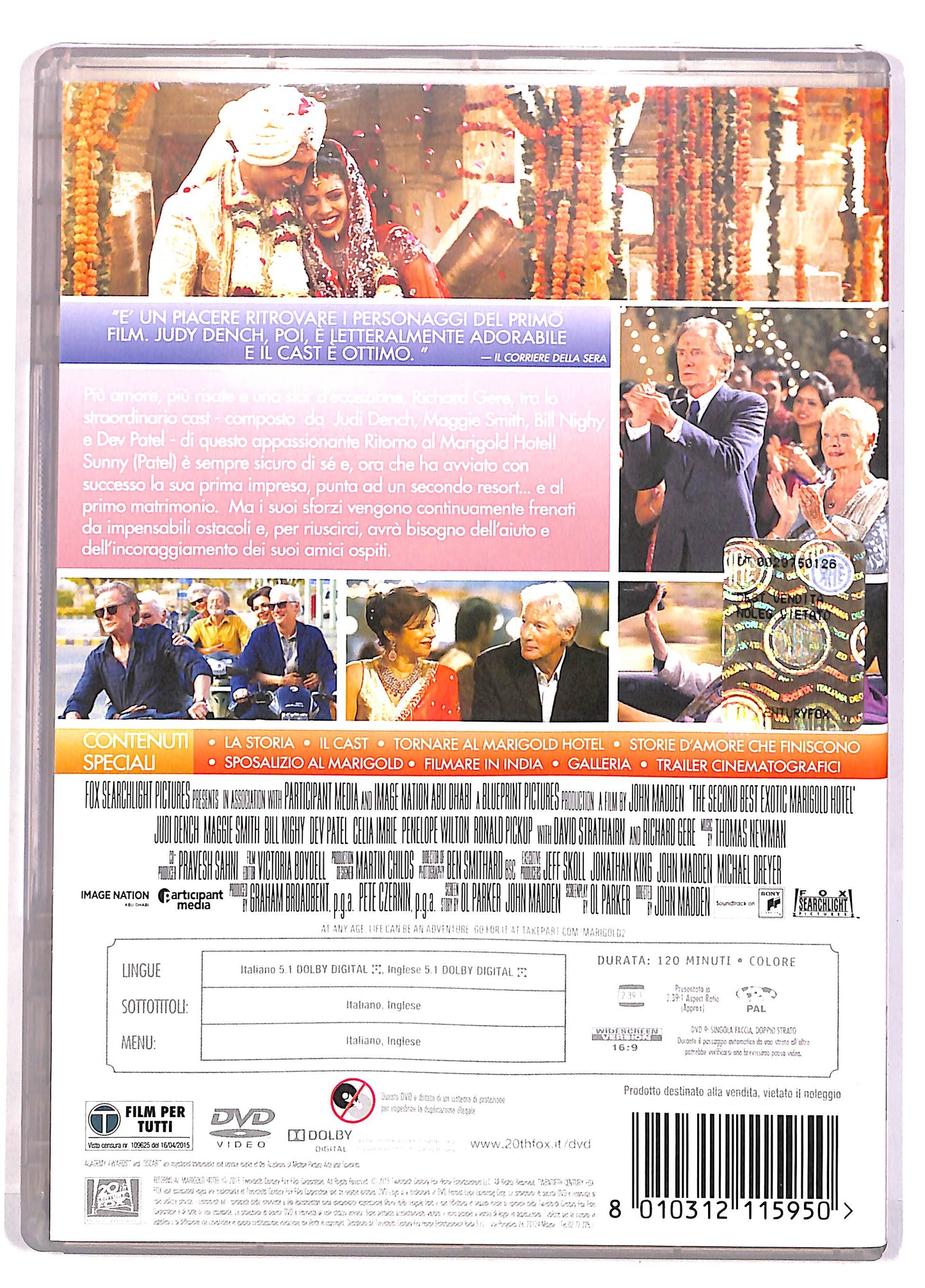 EBOND ritorno al marigold hotel NOLEGGIO DVD DB677936