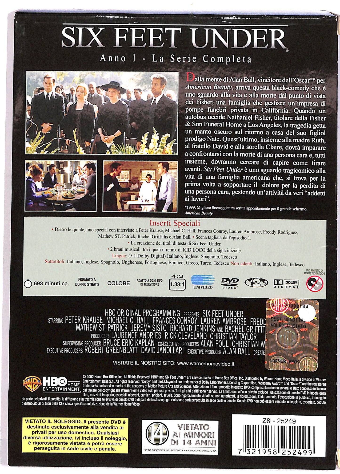 EBOND Cofanetto Six Feet Under - Stag.01 - (5) (dvd) DVD DB677942