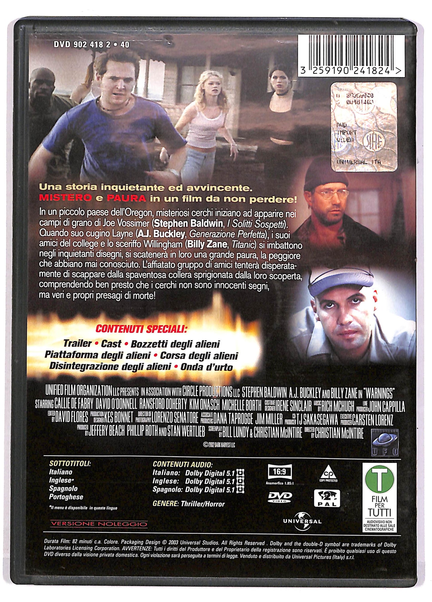 EBOND Warnings - Presagi di morte NOLEGGIO DVD DB677945