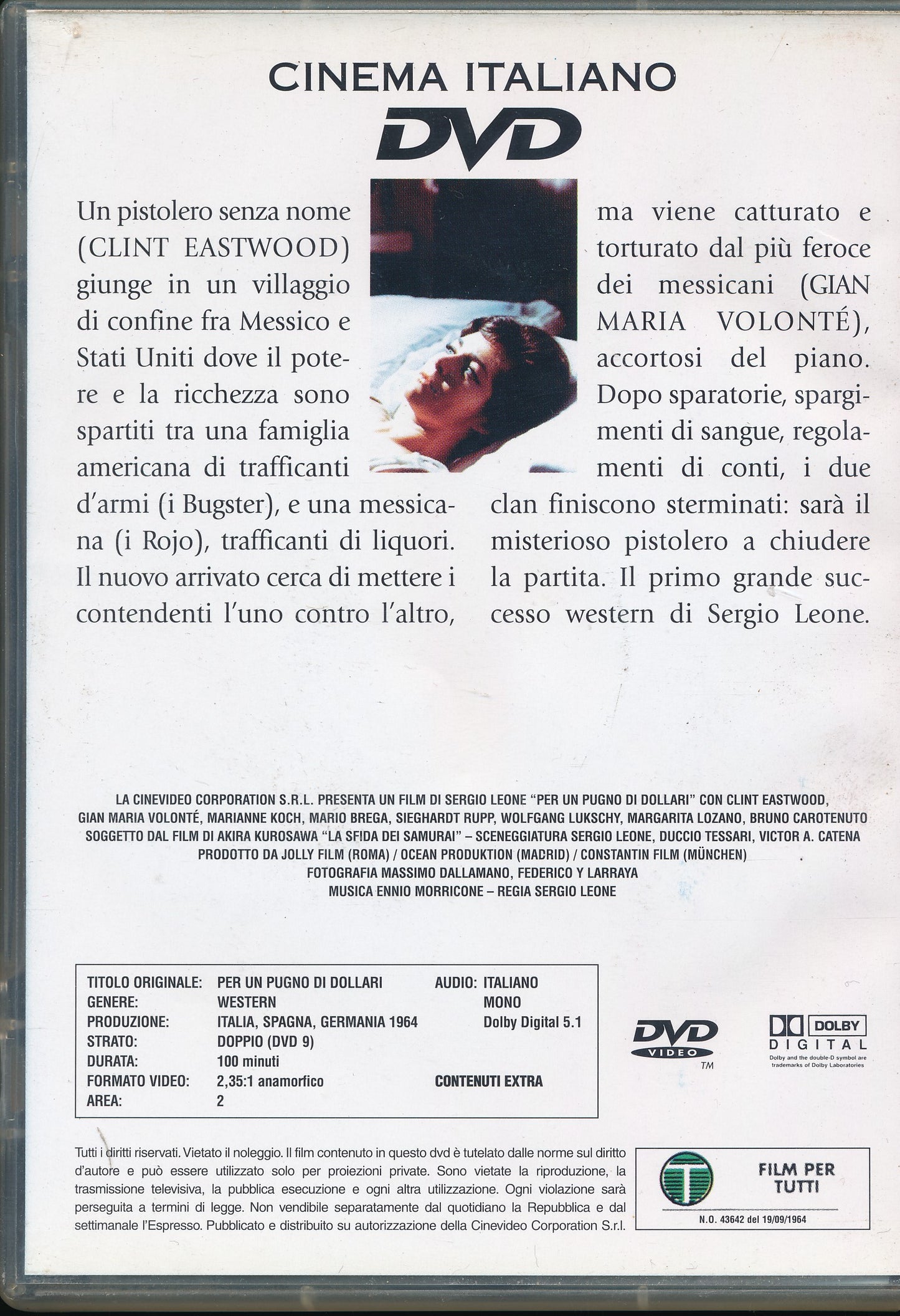 EBOND Per un Pugno di Dollari DVD DB678104
