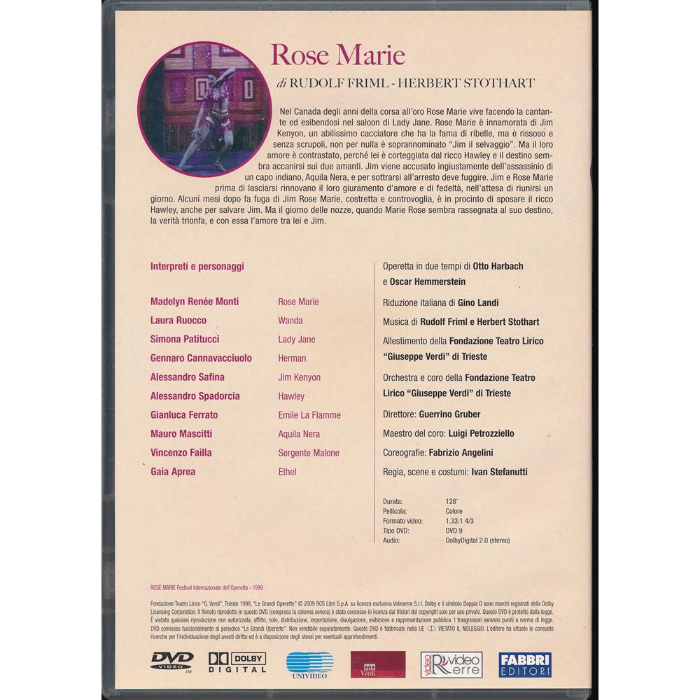 EBOND Rose Marie - Le Grandi Operette [Fabbri Editori] DVD DB678108